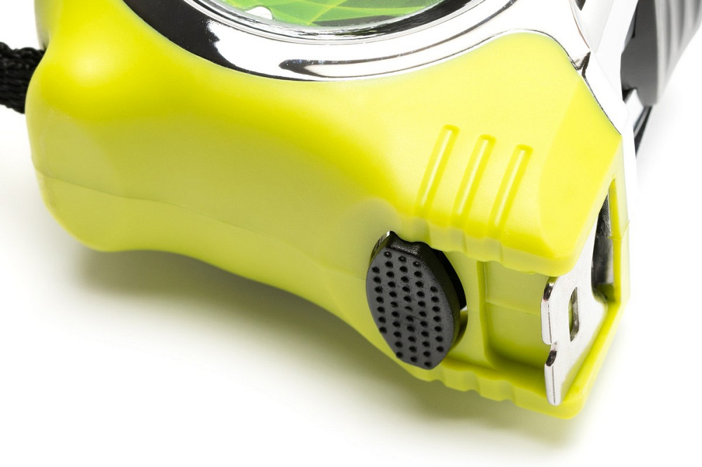 WERTVOLL Рулетка WERTVOLL 5 м×25 мм фіксатор полотна кнопка STOP покриття TPR нейлонове покритт Київ - фото 4