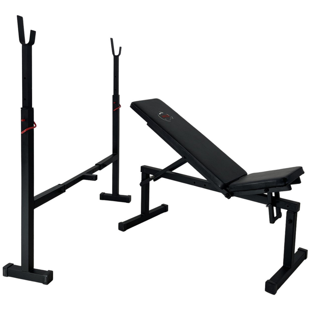 Лава для жиму зі стійками під штангу посилена WCG-004 регульована Київ - фото 3