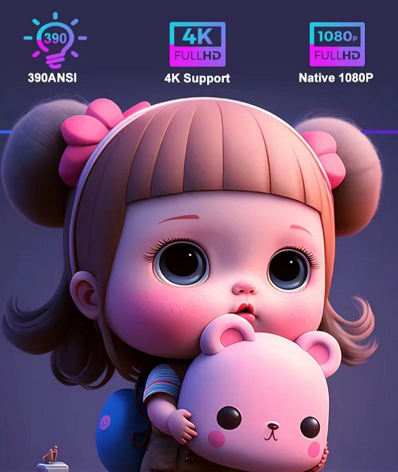 Проєктор HY320 Pro Новий! 1920*1080. Київ - фото 1