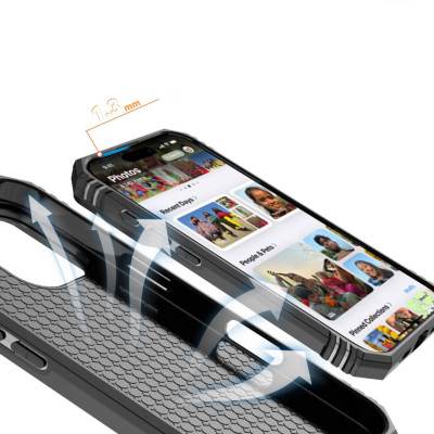 Чохол до мобільного телефона BeCover Military Apple iPhone 16 Pro Max Black (712156) Вінниця - фото 4