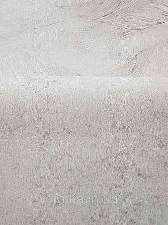 Шпалери вінілові на флізеліні метрові Sintra Edelina під штукатурку структурні сірі сріблясті Київ