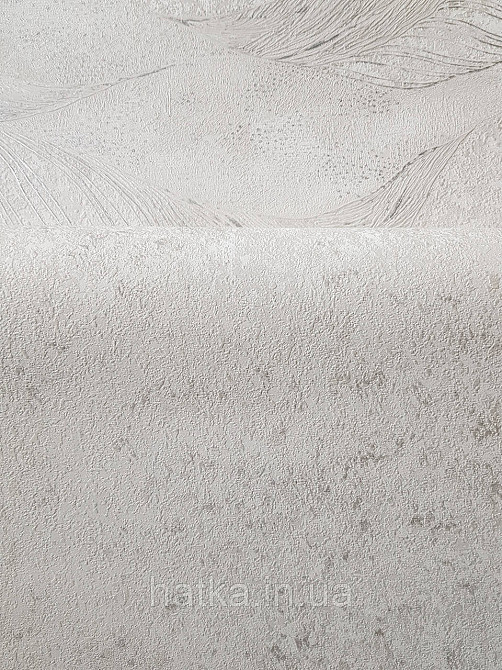 Шпалери вінілові на флізеліні метрові Sintra Edelina під штукатурку структурні сірі сріблясті Київ - фото 3