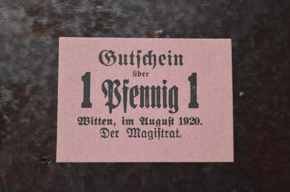 Німеччина. Нотгельд. 1 Pf 1920 року ( 2) Полтава - фото 1