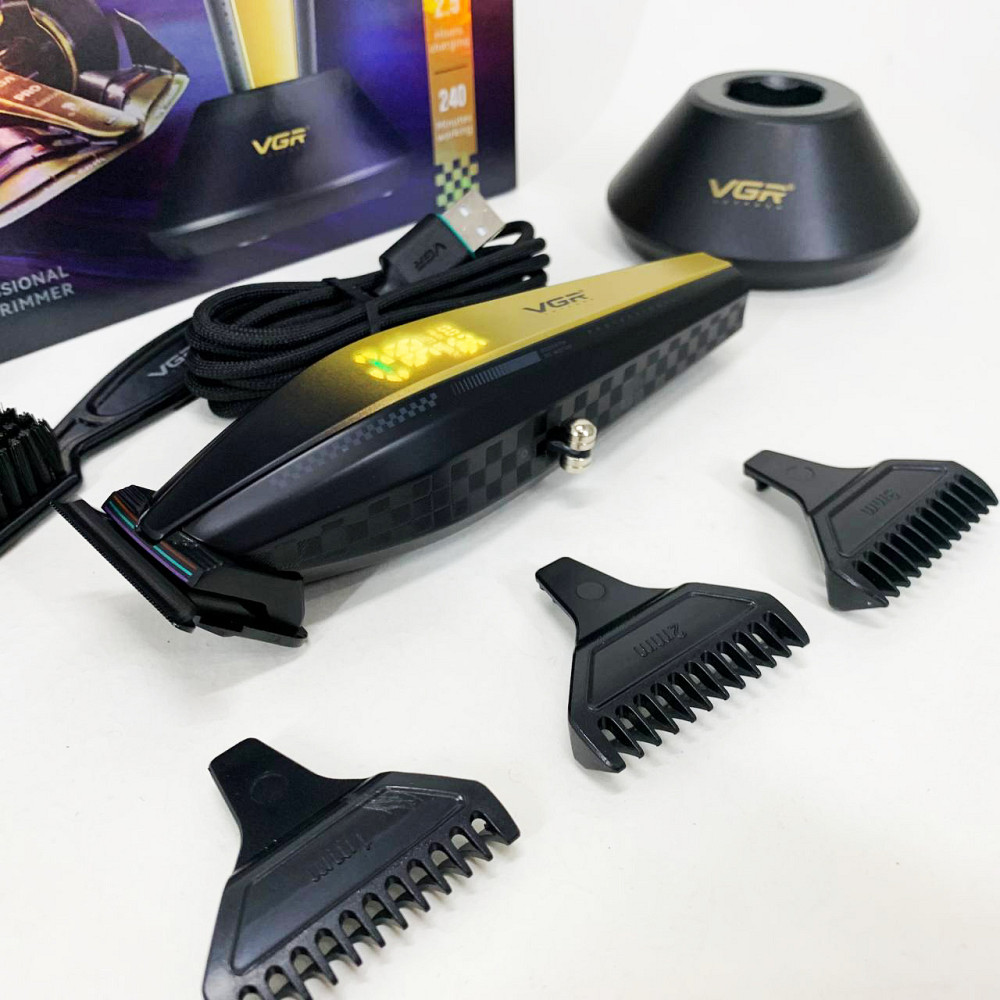 Машинка для стрижки волос и затылка VGR V-992, Малошумная машинка для стрижки волос LO-61 Львов - изображение 5