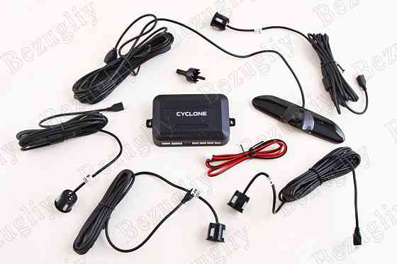 Парктронік 4 датчика Cyclone чорний Вінниця