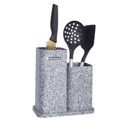 Підставка для ножів та кухонного приладдя 21,5*13,2*23см подвійна 100214 Ofenbach Житомир - фото 8
