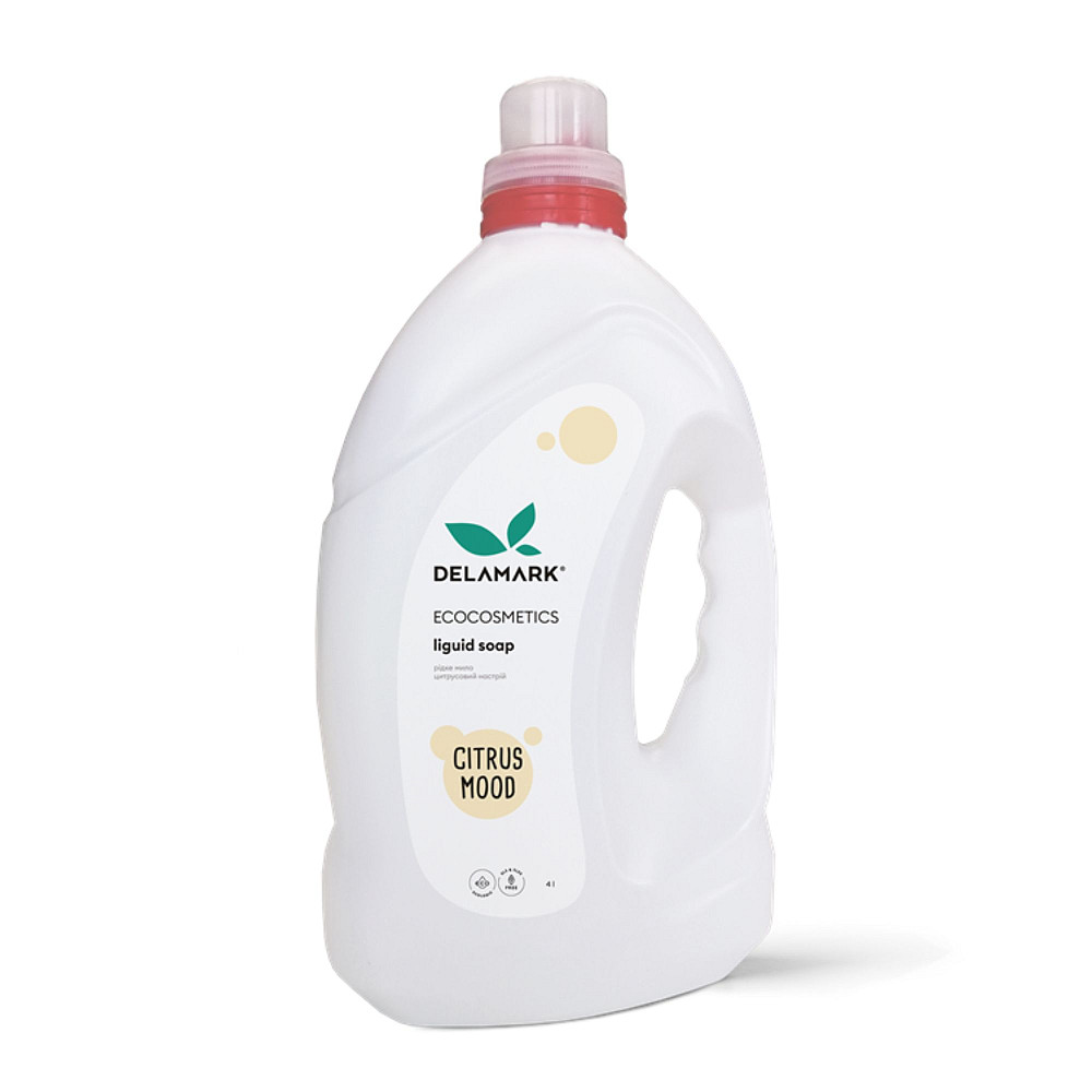 Мило рідке косметичне Цитрусовий настрій De La Mark 4 л Київ - фото 2