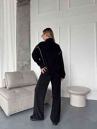 Стильный женский теплый флисовый костюм двойка Одесса