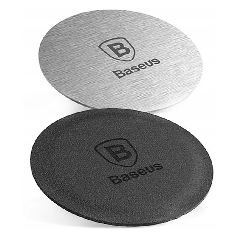 Комплект пластин Baseus Magnet Iron Suit ACDR-A0S для магнітного тримача (2шт, Круглі) Николаев - изображение 1