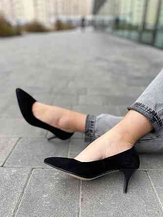 Туфлі жіночі SEE SEVEN чорні натуральна замша 38р. (3864) Коломыя