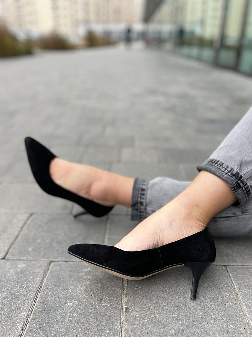 Туфлі жіночі SEE SEVEN чорні натуральна замша 38р. (3864) Коломыя - изображение 2