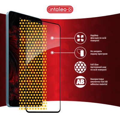 Стекло защитное Intaleo Full Glue Xiaomi Redmi Note 13 Pro 5G Black (1283126583926) Винница - изображение 7