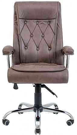 Офісне Крісло Керівника Richman Telavi Ameli Coffee Хром М1 Tilt Коричневий Київ