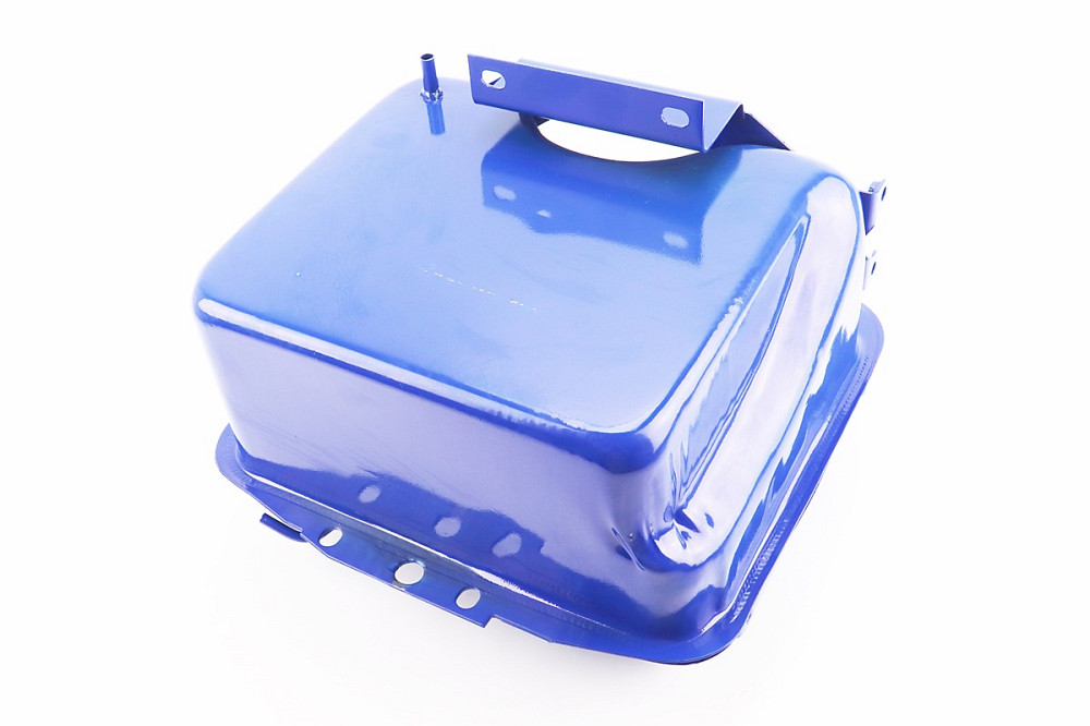Бак паливний R190N, 270x210x165mm, потайна горловина, отвір під кран паливний, СИНІЙ Київ - фото 3