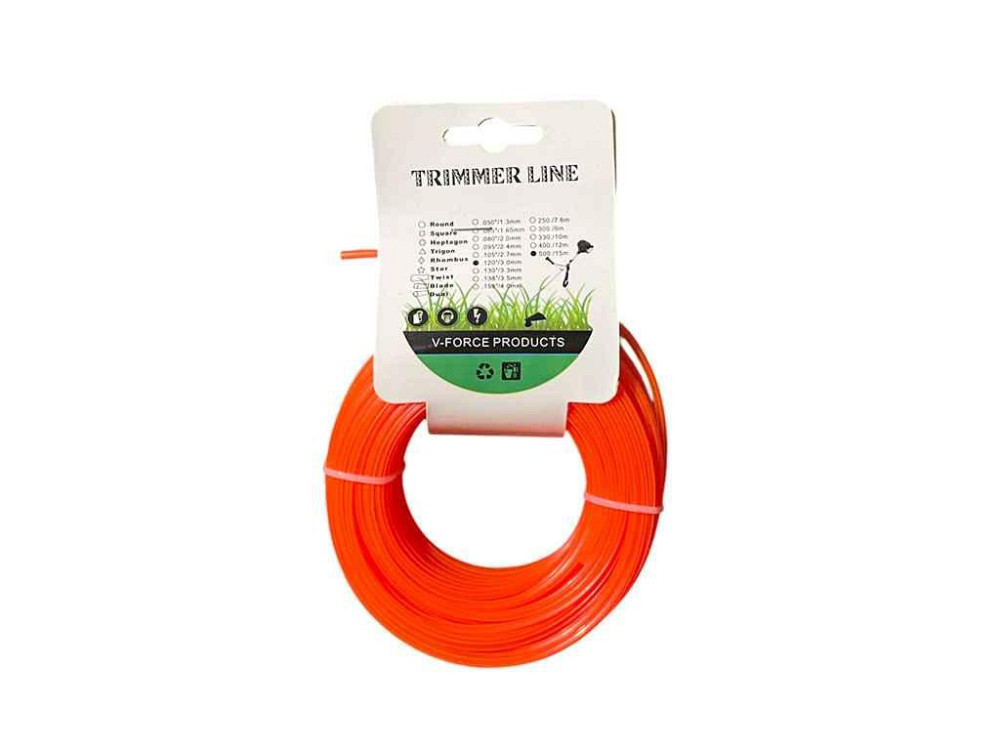 Леска для стрижки травы звезда L=15м d=3,0мм ТМ Trimmer Line Киев - изображение 1