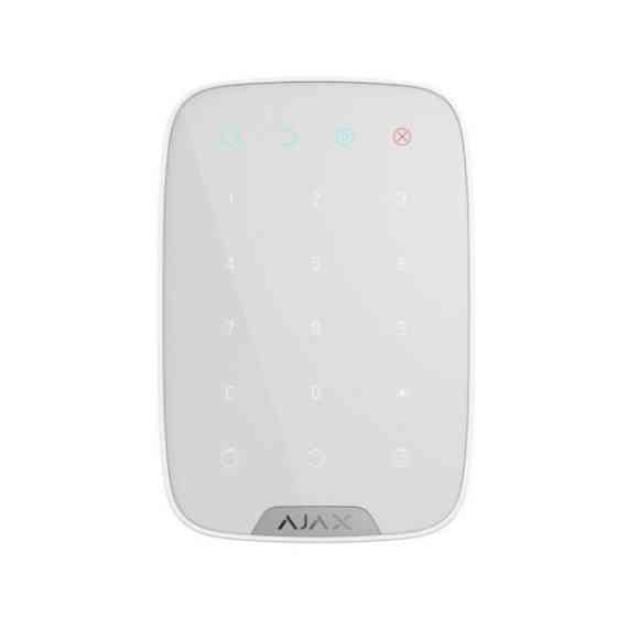 Бездротова сенсорна клавіатура Ajax Keypad white Київ