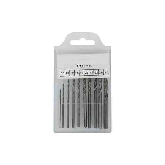 Мини дрель с 10 сверлами и цангами Киев