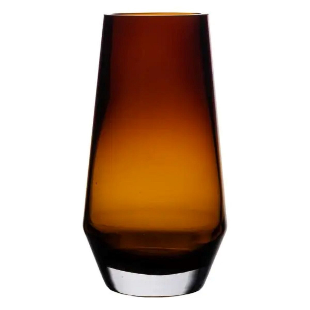 Ваза для квітів скляна 26 см скляна з кольорового скла 2.2 л Коричнева HP-10-27 Коломия - фото 2