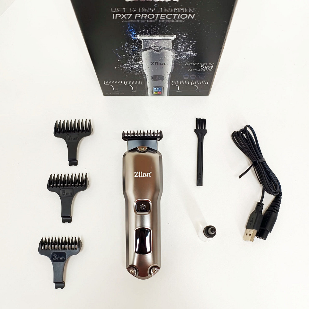 Електромашинка для стрижки, Аккумуляторная машинка-триммер для стрижки волос Триммер висков BD-27 Львов - изображение 10