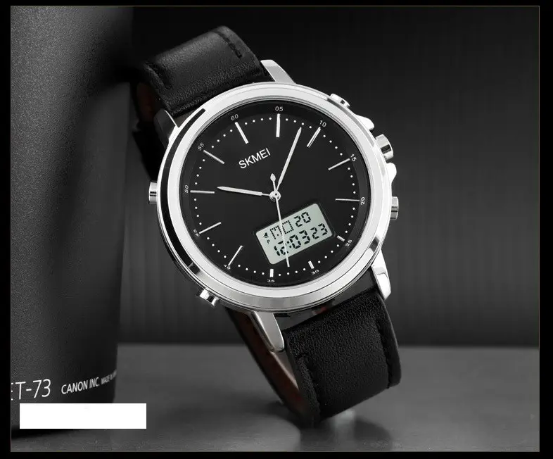 Мужские спортивные наручные часы Skmei 1652 (Серебристые с белым) Винница - изображение 5