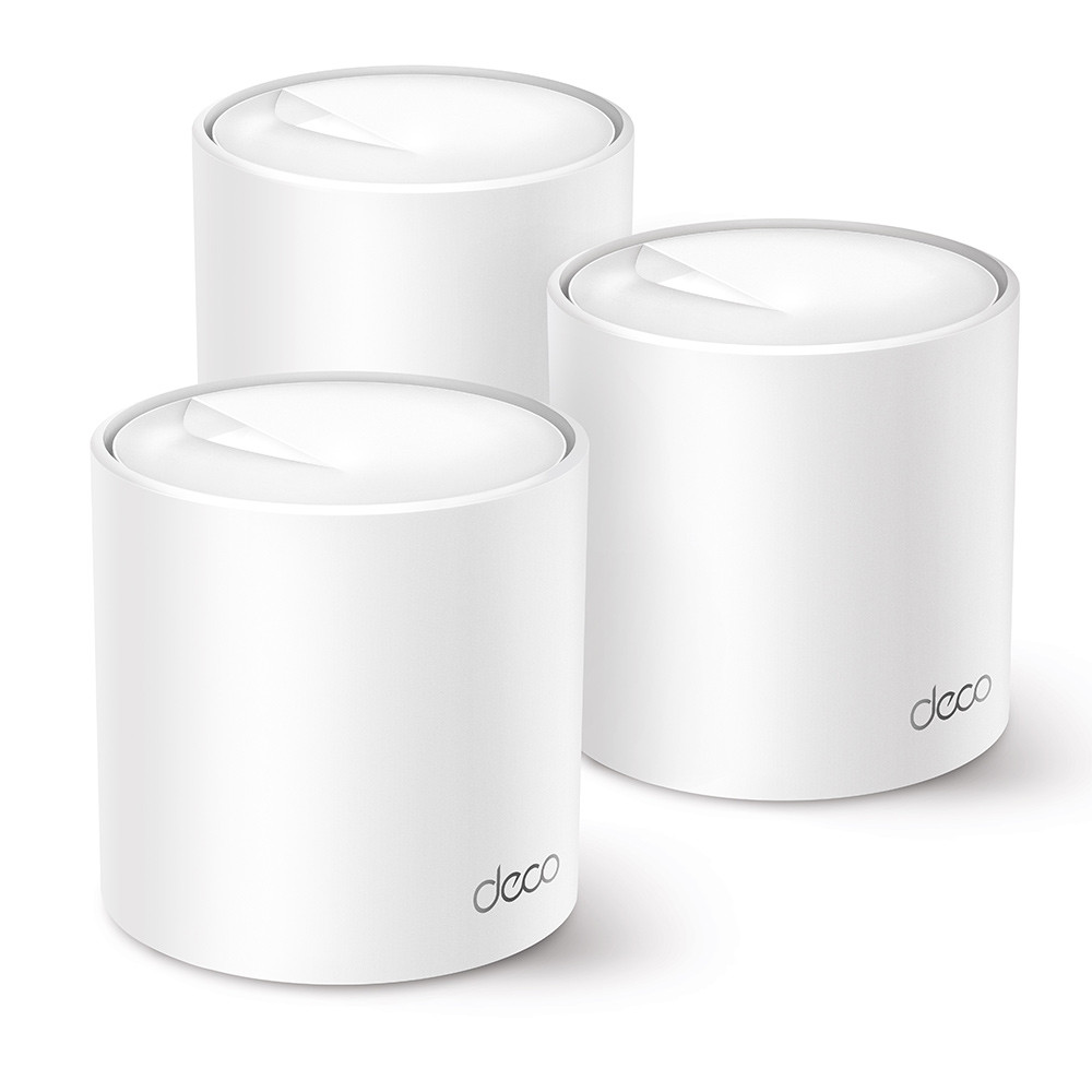 Домашня Mesh Wi-Fi система TP-LINK DECO X50 3PK AX3000 3xGE LANWAN MU-MIMO OFDMA (DECO-X50-3-PACK) Київ - фото 1