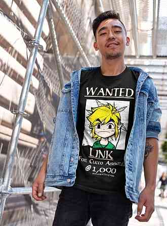 Футболка аниме Легенд Зелда Линк То оверсайз (S/M/L) Черний AnimeJ0977 Днепр