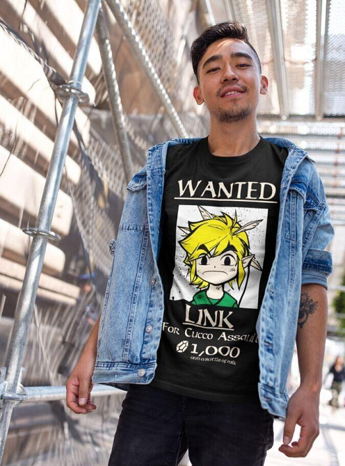 Футболка з аніме принтом Легенд Зелда Лінк То оверсайз (S/M/L) Чорний AnimeJ0977 Дніпро - фото 3