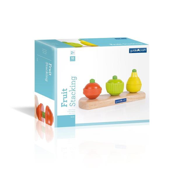 Пірамідка Guidecraft Manipulatives Фрукти (G6732) Харків - фото 6