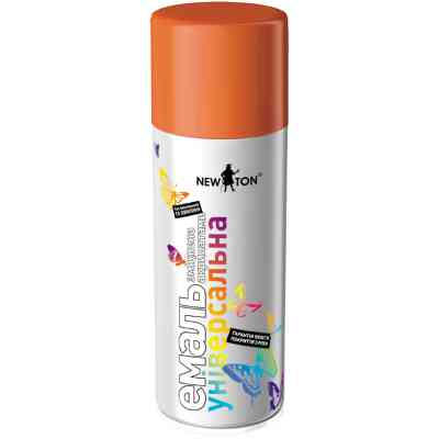 Аэрозольная краска для автомобиля New Ton універсальна 2004 помаранч., аер. 400 мл (000000206) Винница