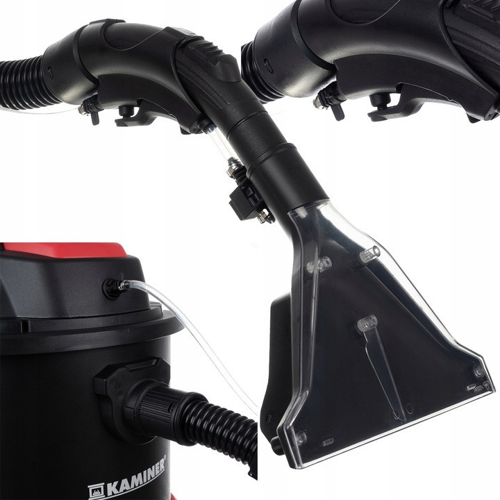 Пылесос моющий 20 литров 3в1 с набором насадок Kaminer (23918) Мощность 1600 Вт Нововолынск - изображение 8