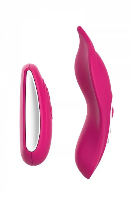 Вібратор у трусики Liebe Panty Vibe Recargable Cerise, нагрів до 39 °C, пульт, трусики в комплекті Львів - фото 3