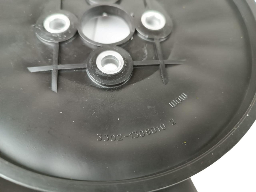 Крыльчатка ГАЗ 2217, 2705, 3302 10 лопастей чёрная старый образец радиатора Мукачево - изображение 2