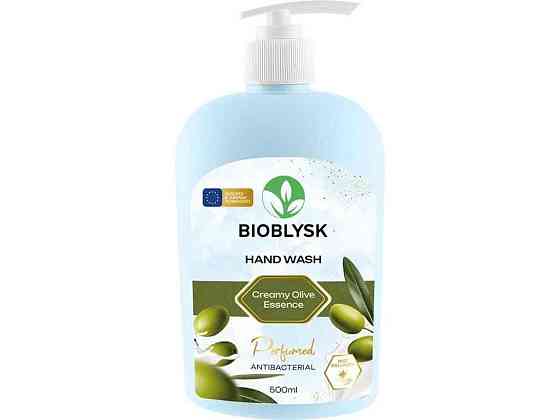 Крем-мыло жидкое 500мл парфюмированное антибактериальное “Creamy Olive Essence” ТМ BIOBLYSK Киев