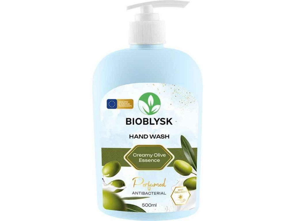 Крем-мыло жидкое 500мл парфюмированное антибактериальное “Creamy Olive Essence” ТМ BIOBLYSK Киев - изображение 1