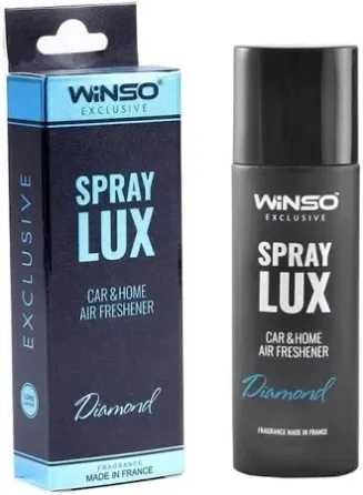 Освежитель воздуха WINSO Spray Lux Exclusive Diamond 55 мл — чистый аромат и стильная подача Ковель