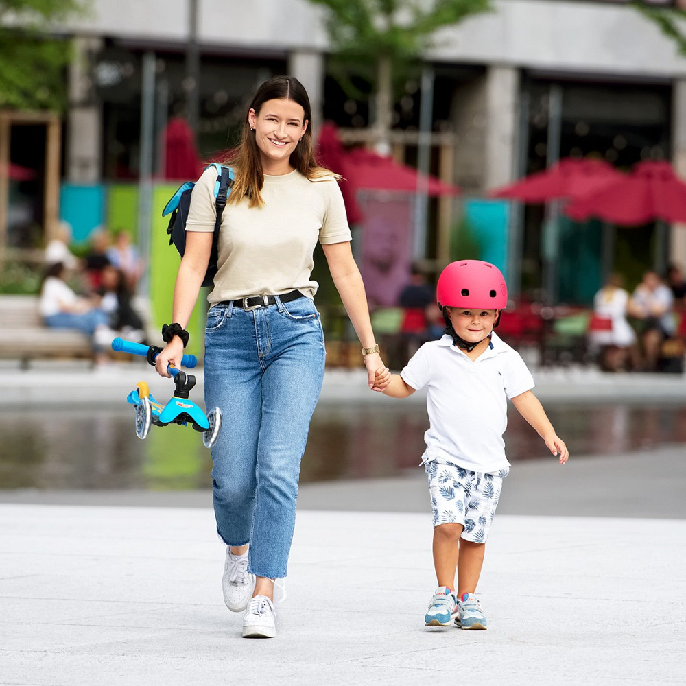 Самокат MICRO складний серії Mini Deluxe Foldable LED – Блакитний океан Дніпро - фото 10