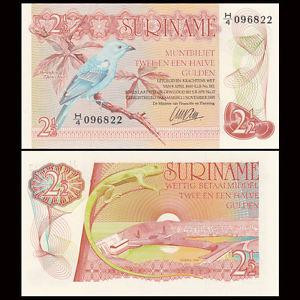 Суринам/Suriname 2 1/2 Gulden 1985 Pick 119 UNC Полтава - изображение 1