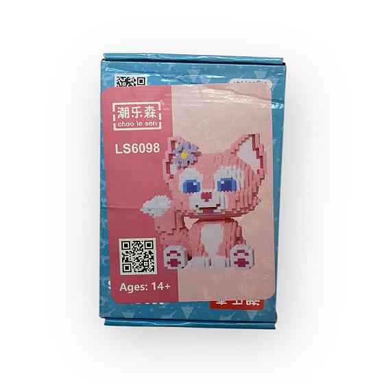 Конструктор Magic Blocks Кошка, мини-блоки, 3D-модель из 1895 деталей, 25 см (LS6098) Запорожье