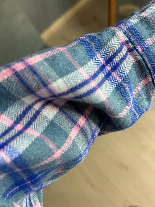 Рубашка женская Baoyu 225-1 в клетку оверсайз фланель, бірюзовий, one size Киев - изображение 15