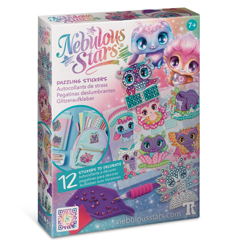Набір для створення стікерів Космічні вихованці Nebulous Stars 11023 з алмазною мозаїкою Вінниця - фото 2