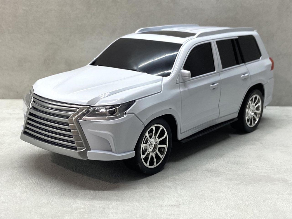 Джип на радіокеруванні з підсвічуванням фар масштаб 1:16 Білий (HC 301 D) Чернігів - фото 1