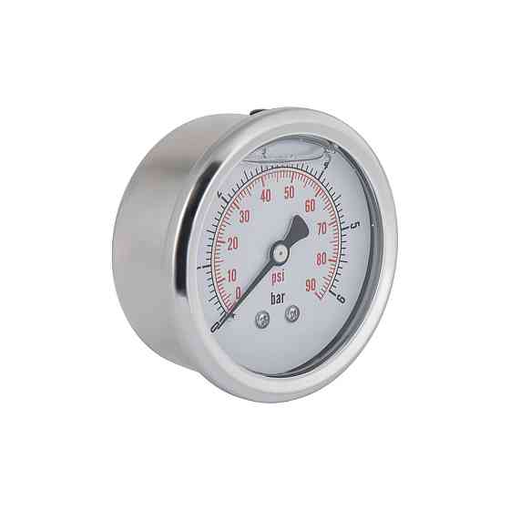 Манометр із гліцерином Thermo Alliance Forte 6 барів, 1/4"Н, заднє під'єднання TAF171G6B Київ