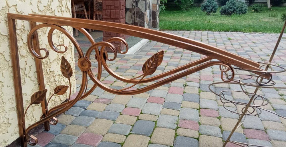 Боковины для козырька кованые 1 м V-008 Киев - изображение 1