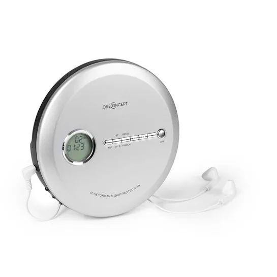 Портативний CD-програвач OneConcept CDC 100 MP3-CD РК-дисплей Німеччина Дніпро - фото 1
