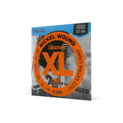 Струны для гитары D'Addario XL Nickel Wound Jazz Extra Light (10-49) (EJ20) Винница