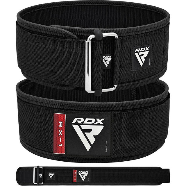 Пояс для важкої атлетики RDX RX1 Weight Lifting Belt Black M Кам'янське - фото 2
