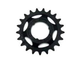 Звезда велосипедная (задняя) 22Т (шлицы, каленая, черная) Индия Мукачево - изображение 1