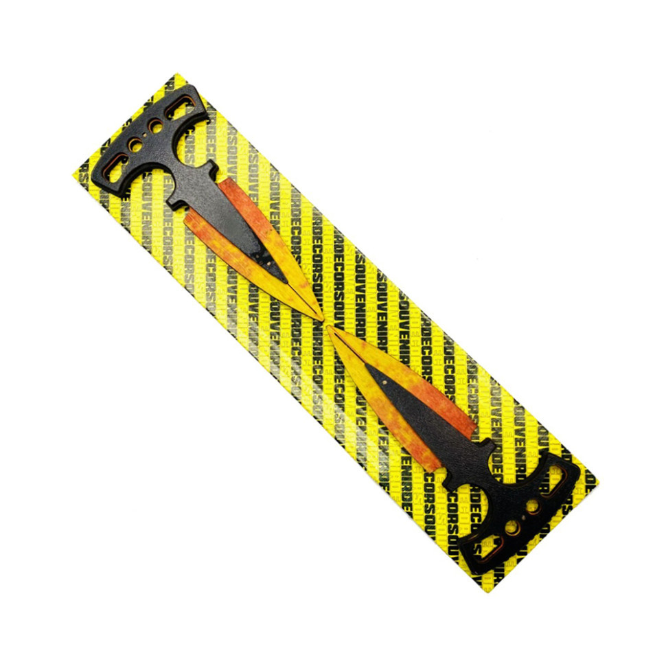 Комплект сувенірних дерев'яних ножів "SO-2 ТИЧКОВИЙ MOLTEN" DAG-M Вінниця - фото 1