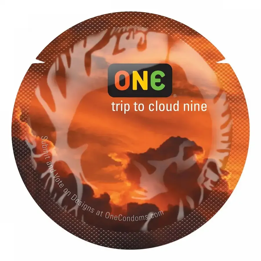 Презерватив ONE Color Sensations - ONE trip tot cloud nine (Orange) 1 шт Львов - изображение 1