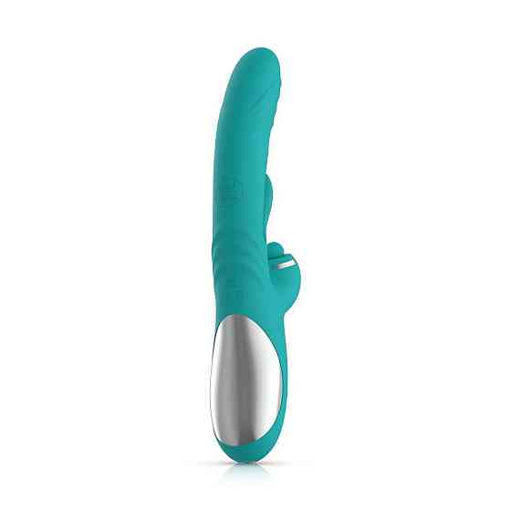 Вибратор-кролик Good Vibes Only - Lisa Thrusting Rabbit Vibrator with G-Spot Stimulator Sex Aura Киев